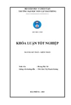 Hoàn thiện công tác lập và phân tích bảng cân đối kế toán tại công ty tnhh mtv xi măng vicem hải phòng