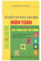 đề kiểm tra trắc nghiệm môn toán năm cuối bậc thpt (nxb đại học quốc gia)   phạm quốc phong, 240 trang