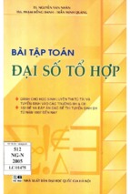 Bài tập toán đại số tổ hợp (nxb đại học quốc gia)   nguyễn văn nhân, 110 trang