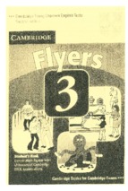 Sách cambridge flyers 3
