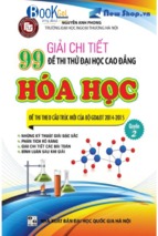 Giải chi tiết 99 đề thi thử Hóa học quyển 2