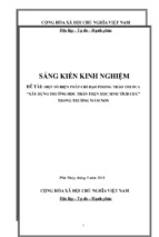 Một số biện pháp chỉ đạo phong trào thi đua “xây dựng trường học thân thện học sinh tích cực”