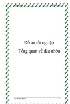 đồ án tổng quan về dầu nhờn