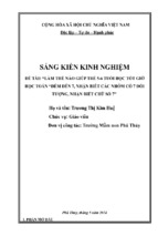 Làm thế nào để giúp trẻ 5   6 tuổi học tốt giờ học toán