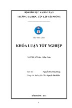 Hoàn thiện tổ chức kế toán chi phí sản xuất và tính giá thành sản phẩm tại công ty cổ phần bia hà nội   hải phòng