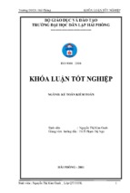 Hoàn thiện công tác kế toán tiền lương và các khoản trích theo lương tại xí nghiệp cơ khí hàng hải miền bắc