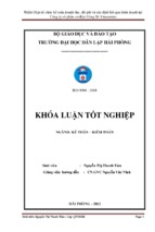 Hoàn thiện tổ chức kế toán doanh thu, chi phí và xác định kết quả kinh doanh tại công ty cổ phần cơ điện uông bí  vinacomin