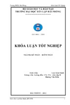 Hoàn thiện công tác kế toán doanh thu, chi phí và xác định kết quả kinh doanh tại công ty cổ phần cơ khí vận tải thương mại đại hưng