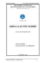 Hoàn thiện công tác tổ chức kế toán doanh thu, chi phí và xác định kết quả kinh doanh tại công ty cổ phần công nghiệp việt hoàng