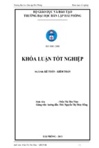 Hoàn thiện tổ chức công tác kế toán vốn bằng tiền tại công ty tnhh một thành viên huy ngọc