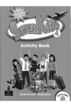 Superkids 4 activity book new edition