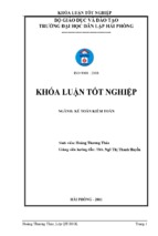 Hoàn thiện công tác kế toán doanh thu, chi phí và xác định kết quả kinh doanh tại công ty tnhh yến bình