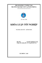 Hoàn thiện tổ chức kế toán thanh toán với việc tăng cường quản lý công nợ tại công ty cổ phần thương mại vận tải hoàng sơn