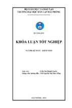 Hoàn thiện tổ chức công tác kế toán nguyên vật liệu tại công ty tnhh 1 thành viên than nam mẫu – vinacomin