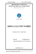 Hoàn thiện tổ chức kế toán, doanh thu, chi phí và xác định kết quả kinh doanh tại công ty tnhh khí công nghiệp messer hải phòng