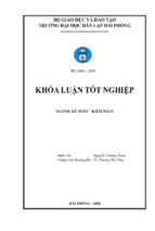 Hoàn thiện tổ chức kế toán tiền lương và các khoản trích theo lương tại công ty cổ phần cung ứng tàu biển hải phòng