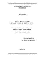 Nhân vật phụ nữ qua bến không chồng   dương hướng