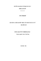 Hệ thống chính quyền của thực dân pháp ở bắc kỳ từ 1884  1945