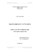 Mạch nghịch lưu và ứng dụng