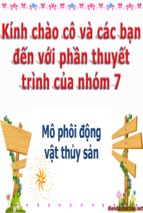 Bài thuyết trình nhóm mô phôi động vật thủy sản quá trình phát triển phôi và các giai đoạn ấu trùng của cua biển