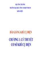 BÀI GIẢNG KHÍ CỤ ĐIỆN (IUH)