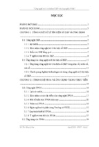 Công nghệ xử lí tín hiệu số dsp và công nghệ fpga