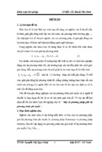 Một số phương pháp giải hệ phương trình phi tuyến