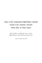 Tra cứu nhanh phương pháp giải các bài toán trong vật lý (tài liệu ôn thi thpt quốc gia môn vật lý)