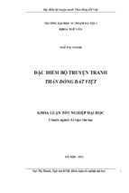 đặc điểm bộ truyện tranh thần đồng đất việt