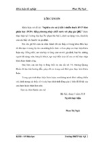 Nghiên cứu xử lý đất ô nhiễm thuôc bvtv khó phân hủy (pops) bằng phương pháp chiết nước có phụ gia qh2