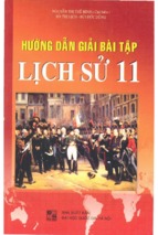 Hướng dẫn giải bài tập lịch sử 11 (nxb đại học quốc gia)   nguyễn thị thế bình, 161 trang