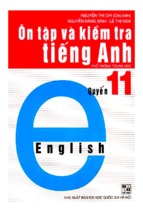 ôn tập và kiểm tra tiếng anh quyển 11 (nxb đại học quốc gia)   nguyễn thị chi, 158 trang