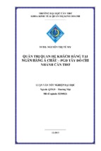 Quản trị quan hệ khách hàng tại ngân hàng á châu chi nhánh cần thơ