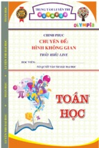 Chuyên đề hình không gian