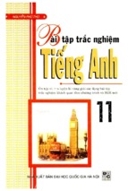 Bài tập trắc nghiệm tiếng anh 11 (nxb đại học quốc gia)   nguyễn phú thọ, 177 trang