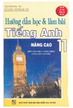 Hướng dẫn học   làm bài tiếng anh 11 nâng cao (nxb đại học quốc gia)   tô châu, 200 trang