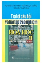 Trả lời câu hỏi và bài tập trắc nghiệm môn hóa học 11 (nxb đại học quốc gia)   nguyễn văn hạnh, 190 trang