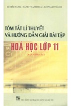 Tóm tắt lý thuyết và hướng dẫn giải bài tập hóa học 11 (nxb đại học quốc gia)   lê hải đăng, 325 trang