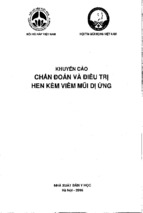 Khuyến cáo chẩn đoán và điều trị hen kèm viêm mũi dị ứng