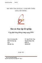 Cấp phát băng thông trong mạng pon