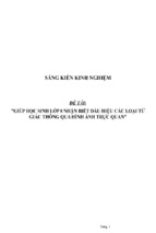 Sáng kiến kinh nghiệm skkn giúp học sinh lớp 8 nhận biết dấu hiệu các loại tứ giác thông qua hình ảnh trực quan