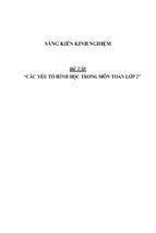 Sáng kiến kinh nghiệm skkn tìm hiểu quá trình dạy học các phép toán trên số thập phân ở lớp 5