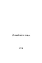 Sáng kiến kinh nghiệm skkn một số biện pháp đảm bảo vệ sinh an toàn thực phẩm trong trường mầm non có tổ chức ăn bán trú