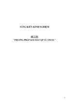 Sáng kiến kinh nghiệm skkn môn hóa học thpt phương pháp giải bài tập về ancol