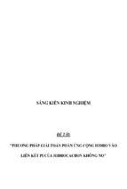 Sáng kiến kinh nghiệm skkn về phương pháp giải toán phản ứng cộng hiđro vào liên kết pi của hiđrocacbon không no