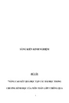 Sáng kiến kinh nghiệm skkn nâng cao kết quả các bài học trong chương hình học của môn toán lớp 5 thông qua việc ứng dụng cntt trong dạy học