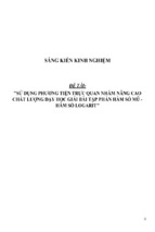 Sáng kiến kinh nghiệm skkn sử dụng phương tiện trực quan nhằm nâng cao chất lượng dạy học giải bài tập phần hàm số mũ   hàm số logarit