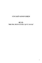 Sáng kiến kinh nghiệm skkn môn hóa học thpt phương pháp giải bài tập về ancol