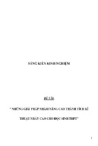 Sáng kiến kinh nghiệm skkn giải pháp nhằm nâng cao thành tích kĩ thuật nhảy cao cho học sinh thpt