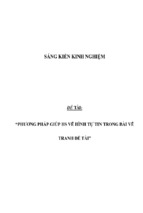 Sáng kiến kinh nghiệm skkn phương pháp giúp hs vẽ hình tự tin trong bài vẽ tranh đề tài